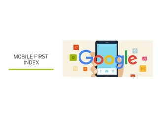 MOBILE FIRST
INDEX
 