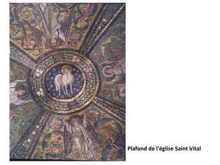 Plafond de l'église Saint Vital
 