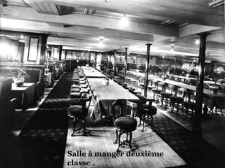 Salle à manger deuxième classe . 
