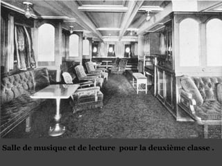 Salle de musique et de lecture  pour la deuxième classe . 