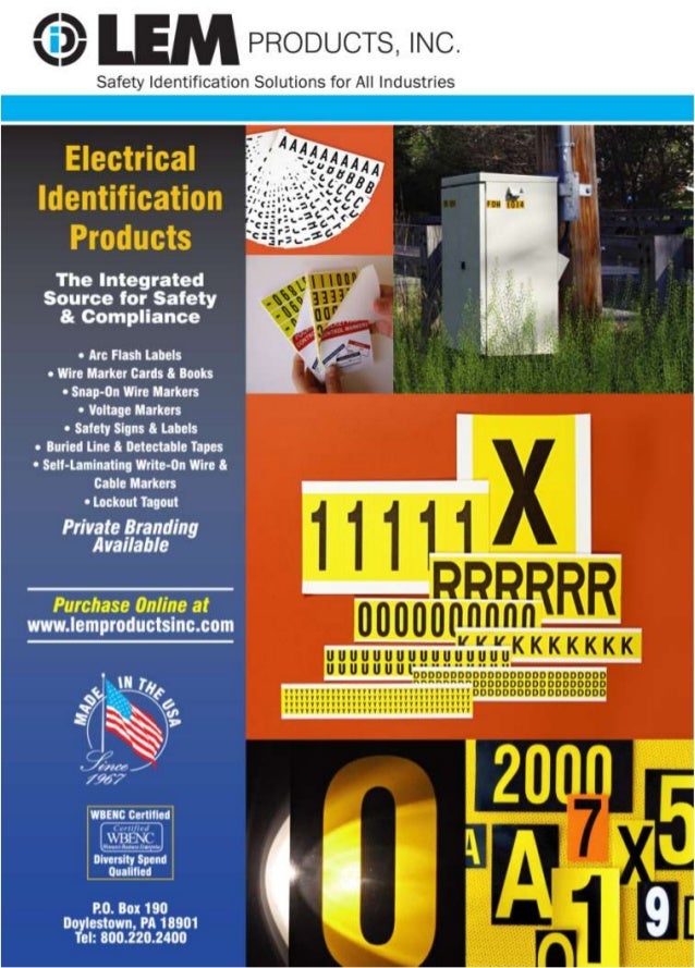 Lem products, inc. electrical identification solutions