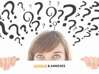 23/09/2013CATIC -2013-02 21
LEXIQUE & ANNEXES
 