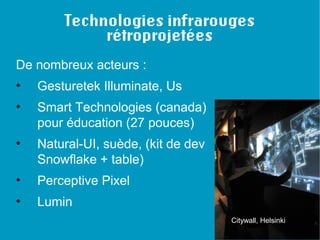 Le multitouch au Musée