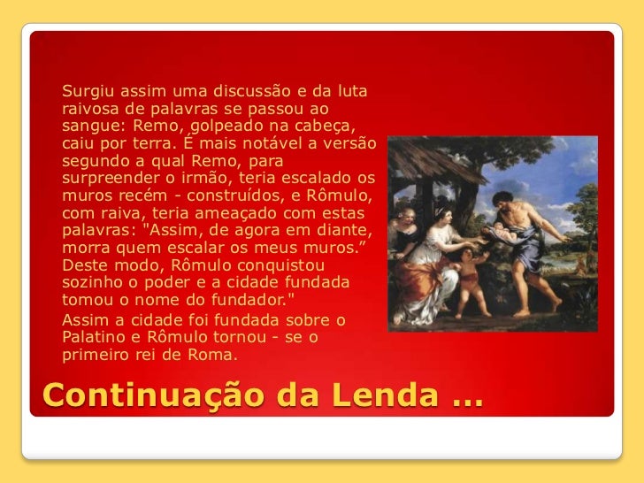 Explique A Origem De Roma Segundo A Mitologia