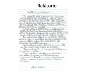 Relátorio
 
