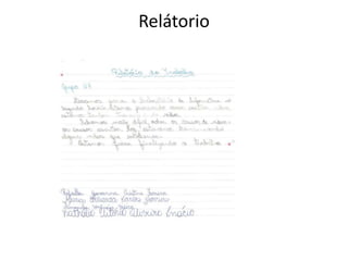Relátorio
 
