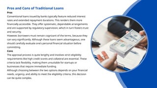 Lender Financing vs. Traditional Loans Key Differences Explained | PPTX