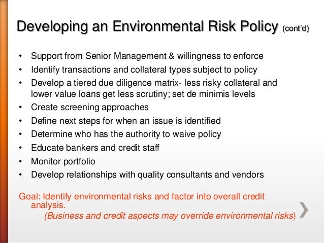 Environmental Due Diligence By ESA