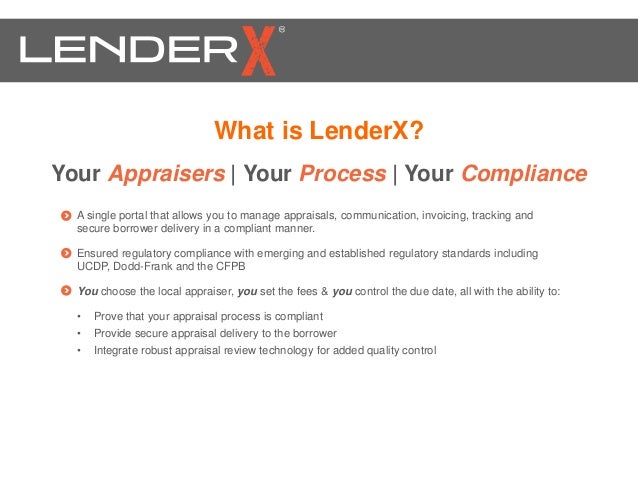 lender x presentation lender x