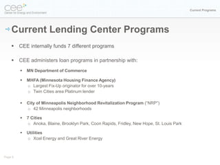 Lending Center Overview
