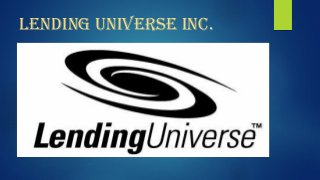 Lending Universe Inc.
 