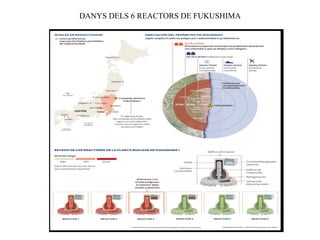 DANYS DELS 6 REACTORS DE FUKUSHIMA 