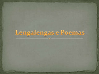 Lengalengas e Poemas 