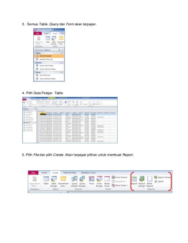 Langkah Langkah | lengkap microsoft access langkah demi langkah Langkah Langkah | lengkap microsoft access langkah demi langkah