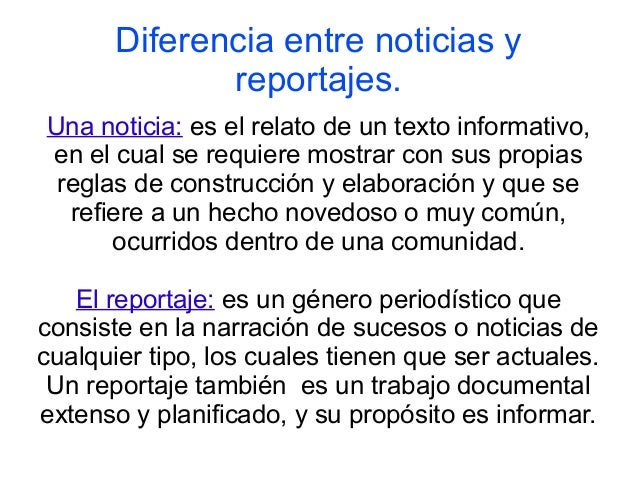El Reportaje