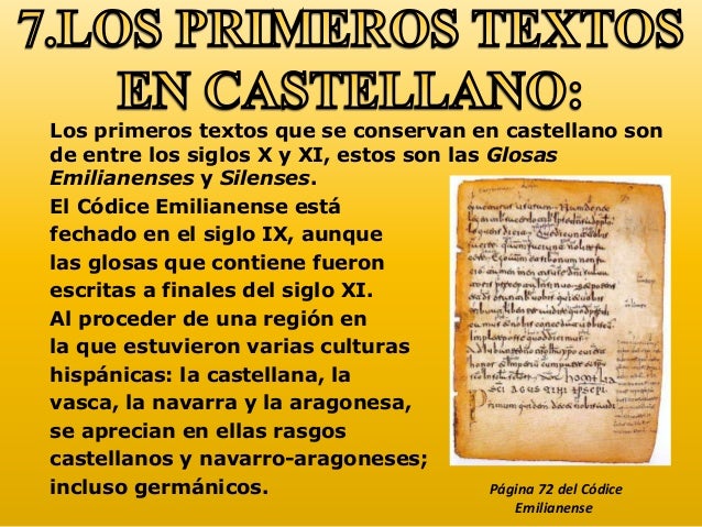 el origen del castellano