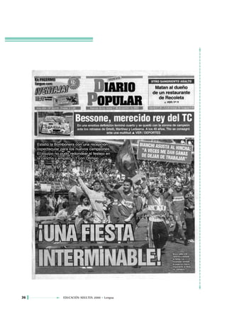 36   EDUCACIÓN ADULTOS 2000 • Lengua
 
