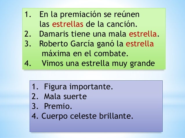 Lengua b3 las palabras según el contexto