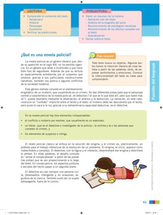 LECTURA                                           POSLECTURA
                    • Comprender el contenido del texto.     ...