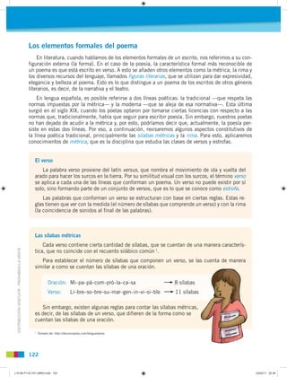 Los elementos formales del poema
                                                   En literatura, cuando hablamos de los ...