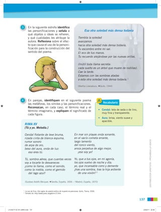 3          En la siguiente estrofa identifica
                            las personificaciones y señala a                ...
