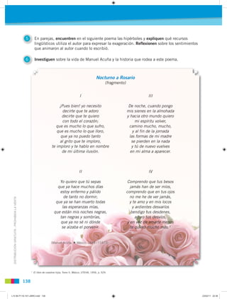 5        En parejas, encuentren en el siguiente poema las hipérboles y expliquen qué recursos
                            ...