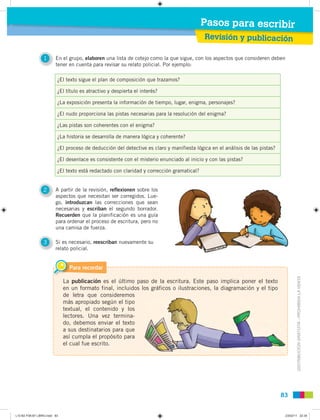 Pasos para escribir
                                                                                           Revisión y ...