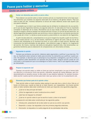 Pasos para hablar y escuchar
                                                Emitir un j icio crítico
                    ...