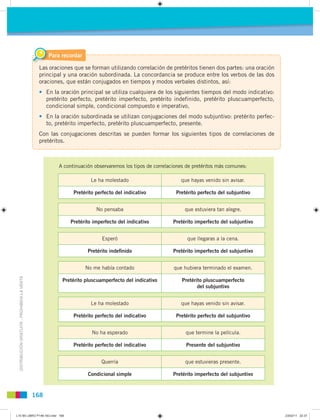 Para recordar

                                                Las oraciones que se forman utilizando correlación de preté...