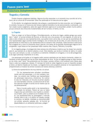 Pasos para leer
                                                      Prelectura: Subgéneros teatrales
                   ...