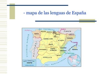 - mapa de las lenguas de España 