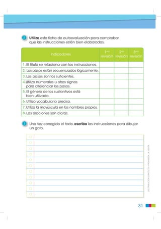 Los sustantivos femeninos que comienzan con “a”
           acentuada llevan el artículo “el” para evitar problemas
           de pronunciación. Por ejemplo: el área.

      12    Escribo, “el” o “la” donde corresponda.

                agua             hacha              águila                hada


           Algunos sustantivos cambian de significado
           si anteponemos “el” o “la”.

      13    Escribo la palabra con el artículo que le corresponde.
            Explico por qué.




      14    Completo el texto.

• Los sustantivos que nombran cosas son                          si les
  podemos anteponer “la” o “las”; y son                      si les
  podemos anteponer “el” o “los”.
                                                                                    ',675,%8,Ï1 *5$78,7$  352+,%,'$ /$ 9(17$

• Hay también sustantivos a los que se les puede anteponer
                     o                  y ambas formas son correctas;
  por ejemplo:                     y                  .

• Pero hay sustantivos que cambian de significado según se les
  anteponga “el” o “la”. Por ejemplo, el                    cuando se refiere
  a                    , o la          cuando se trata de                  .

• Y hay sustantivos que son                     , pero se antepone
                    para evitar un problema en la pronunciación.

                                                                               27
 