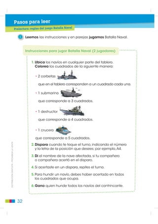 Pasos para escribir
                                                  Texto: uso de la mayúscula

                                                               Se escriben con mayúscula los nombres propios de personas,
                                                               animales, lugares e instituciones, porque son únicos
                                                               e irrepetibles. Por ejemplo: Inés, Ecuador, barrio Cumandá,...

                                                           1    Leo el siguiente diálogo.
                                                                                       —Yo me llamo Ana, ¿y tú?
Ortografía




                                                                                       —Yo me llamo dinosaurio.
                                                                                       —¡Ese no es un nombre!
                                                                                       —Así se llamaron mi papá, mi mamá,
                                                                                        mis abuelos, mis tatarabuelitos,…
                                                                                       —No. Debes tener un nombre solo para
                                                                                        ti, que te diferencie de todos
                                                                                        los demás.
                                                                                       —Ah…, entonces mi nombre es Roco.

                                                           2    Coloreo las palabras que representan seres a los que
                                                                les puedo poner un nombre.

                                                                    Personas          Animales            Cosas
                                                                    niño              gato               patineta
                                                                    hombre            perro              helado
                                                                    mujer             elefante           casa
     ',675,%8,Ï1 *5$78,7$  352+,%,'$ /$ 9(17$




                                                           3    Uno con una línea el dibujo con el nombre que podría tener.



                                                                                         Juan

                                                                                        Huesos

                                                                                        Isabel

                                                                                         José


                                                    28
 