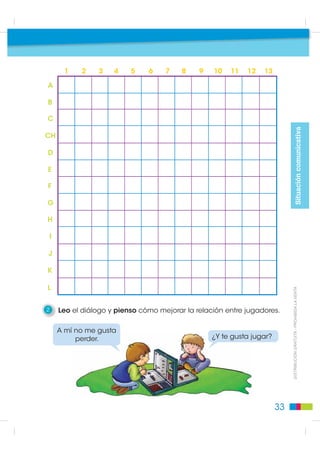 4       Observo el gráfico. Elijo una escuela y pienso en un nombre
        que la diferencie de las demás; es decir, un nombre propio.




5       Escribo el nombre de mi escuela.



6       Escribo el nombre de mi ciudad, que es única e irrepetible.



7       Leo los nombres del recuadro. Escribo solamente aquellos
        que deben escribirse con mayúsculas.


     ecuador • juego • maría
     pantalón • isabel • sultán
     pepe • loja • nariz • perro
                                                                           ',675,%8,Ï1 *5$78,7$  352+,%,'$ /$ 9(17$
     escuela la libertad • farmacia

8           Completo el cuadro con los ejemplos.

                           Se escribe siempre con mayúscula
             Los nombres propios de personas. Ejemplo:
    Regla




             Los nombres propios de animales. Ejemplo:
             Los nombres propios de lugares. Ejemplo:
             Los nombres propios de instituciones. Ejemplo:

                                                                      29
 