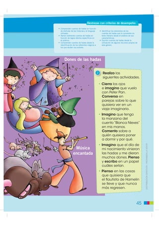 2   Utilizo esta ficha de autoevaluación para comprobar que mi texto
    esté bien escrito.

                                                    1era     2da      3era
                  Indicadores
                                                  revisión revisión revisión
1. El título se relaciona con las reglas
   de juego.
2. La introducción dice para qué y por qué
  de estas reglas de juego.
3. Las reglas son pertinentes.
4. Utilizo numerales u otros signos
   para diferenciar cada regla.
5. Utilizo vocabulario preciso.

6. Las oraciones son claras.

7. Utilizo la mayúscula en los nombres propios.


3   Una vez corregido el texto, escribo las reglas de juego en
    un papelote, para que todos los compañeros y compañeras
    las tengan presentes.

                               Reglas de Juego
                                                                               ',675,%8,Ï1 *5$78,7$  352+,%,'$ /$ 9(17$

                 • Saludarnos antes de comenzar a jugar.




                                                                         41
 