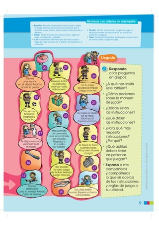 Páginas de escritura
                          Pasos para escribir
                          Vamos a desarrollar el proceso de escritura siguiendo las etapas de
                       planificación, redacción, revisión y publicación.
                          Planificación
                          En este primer momento de la escritura se presentan actividades
                       que nos permiten identificar un propósito: quién será el lector del texto,
                       qué tipo de texto y su estructura. Este proceso nos ayuda a generar
                       ideas, organizarlas y jeraquizarlas.
                          Redacción y revisión
                           En esta sección escribimos las ideas que planificamos utilizando
                       oraciones y párrafos de acuerdo a la estructura del texto elegido, y según
                       el objetivo comunicacional. Colectivamente aprendemos técnicas para
                       corregir nuestros escritos según la normativa de la lengua castellana.
                          Publicación
                          En la publicación del texto se cumple la función comunicativa, es
                       decir garantizar que el texto llegue a su destinatario y cumpla con su
                       propósito.

Texto
                           En esta sección se proponen ejercicios de reflexión lingüística
                       que nos permiten apropiarnos de las herramientas necesarias para
                       estructurar correctamente los textos que escribimos: la ortografía y los
                       elementos gramaticales.
                          La reflexión gramatical y ortográfica solo se trabaja en los bloques
                       impares que presentan textos expositivos.


Evaluación
                          Autoevaluación y evaluación sumativa                                      DISTRIBUCIÓN GRATUITA - PROHIBIDA SU VENTA

                          En esta sección se propone la autoevaluación que nos permite
                       atender, respetar y valorar el aprendizaje realizado en cada bloque.
                       Proporciona información clave para conocer las fortalezas y debilidades
                       de nuestro proceso de aprendizaje.
                           Cada bloque ofrece una página con una evaluación sumativa,
                       para conocer y valorar los resultados conseguidos por el estudiante al
                       finalizar el proceso de enseñanza-aprendizaje. En la secuencialidad de
                       la propuesta, cada bloque es el prerrequisito del siguiente.

Buen Vivir
                           Es un principio basado en el Sumak Kawsay, una concepción
                       ancestral de los pueblos originarios de los Andes. Cada vez que veas
                       estas imágenes vamos a reflexionar sobre este principio.



                                                                                               5
 