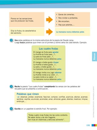 Estrofa Fruta Lengua 5 3 | PDF