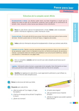 Pasos para leer
                                                                                              Poslectura

...