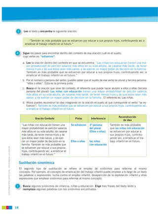 3      Lee el texto y encuentra la siguiente oración:


                                                          “También...
