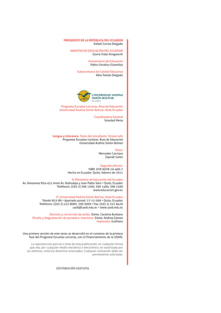 PRESIDENTE DE LA REPÚBLICA DEL ECUADOR
                                                   Rafael Correa Delgado

         ...