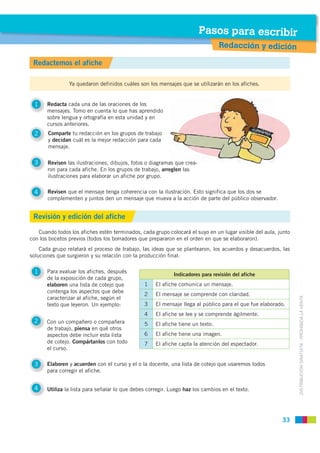 Pasos para escribir
                                                                                 Redacción y edición

...