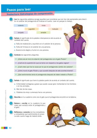 Pasos para leer
                                             Poslectura: Estrategias de comprensión
                      ...