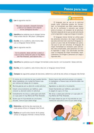 Pasos para leer
                                                              Texto: Situación de formalidad

            ...