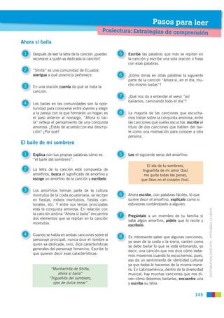 Pasos para leer
                                                Poslectura: Estrategias de comprensión

Ahora sí baila

 1...