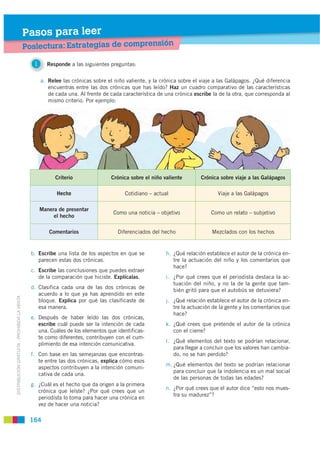 Pasos para leer
                                             Poslectura: Estrategias de comprensión

                     ...