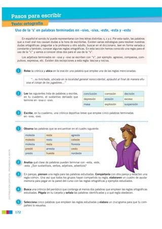 Pasos para escribir
                                             Texto: ortografía
                                       ...