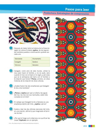 Pasos para leer
                                                             Poslectura: Estrategias de comprensión




  ...