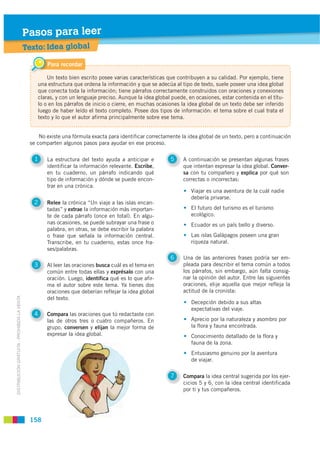 Pasos para leer
                                             Texto: Idea global

                                         ...