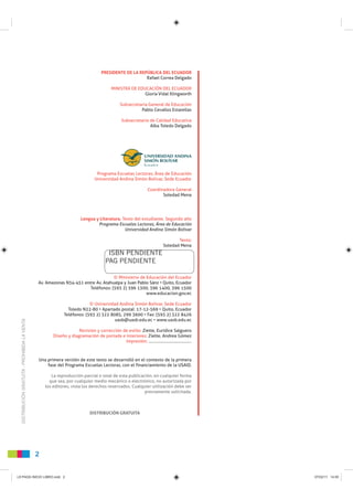 PRESIDENTE DE LA REPÚBLICA DEL ECUADOR
                                                                                   ...