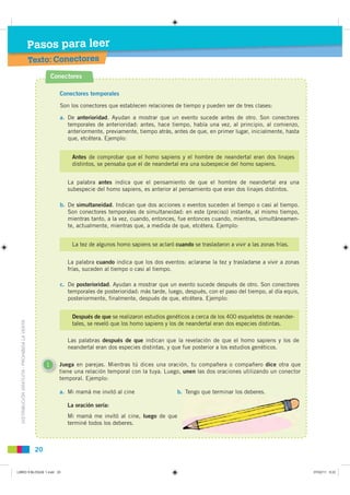 Pasos para leer
                                              Texto: Conectores
                                          ...